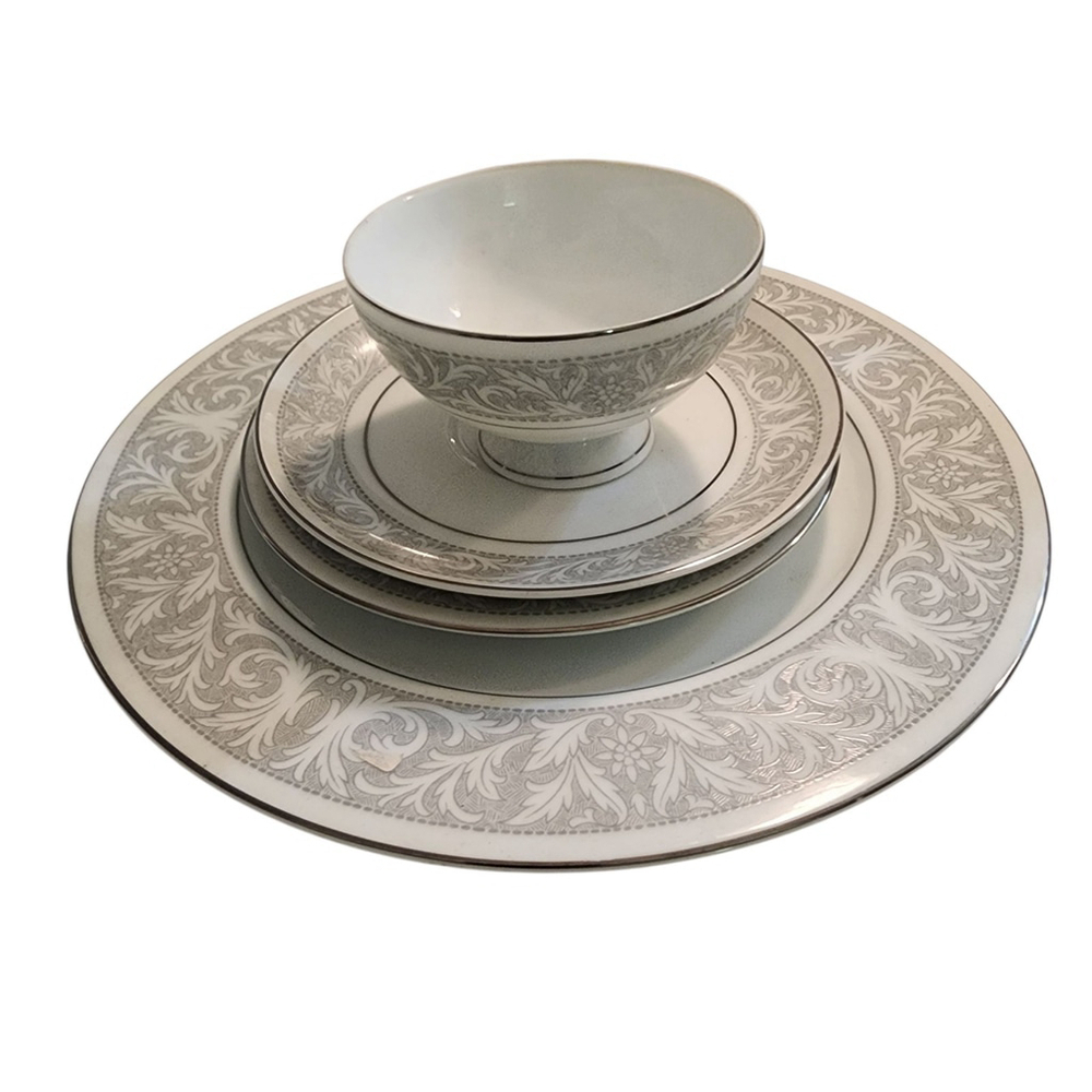 IMPERIAL CHINA BY W. DALTON #5671 WHITNEY 4-PIECE PLACE SETTING
